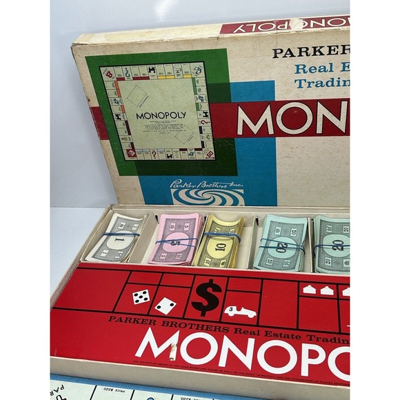 Vintage 1960’s Monoploy Parker Brothers Game *Read - Picture 2 of 11